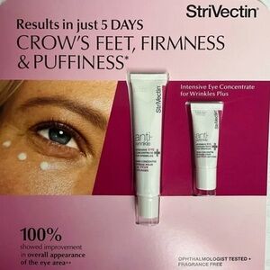 StriVectin Intensive Firming Eye Cream 2 Pk Crows Feet Puffiness Results 5 Days